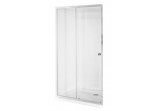 Dveře sprchové do niky Besco Duo Slide, 120x195cm, posuvné, sklo čiré, profil chrom