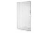 Dveře sprchové do niky Besco Actis, 120x195cm, posuvné, sklo čiré, profil chrom