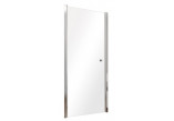 Dveře sprchové do niky Besco Duo Slide, 140x195cm, posuvné, sklo čiré, profil chrom