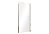 Dveře sprchové do niky Besco Sinco, 90x195cm, lítací, sklo čiré, profil chrom
