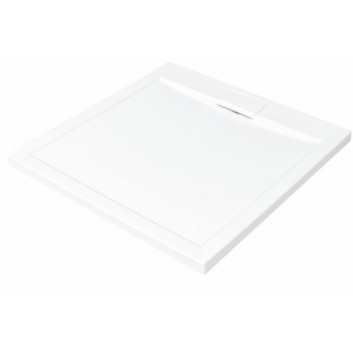 Sprchová vanička pravoúhlý Besco Axim Ultraslim, 120x90cm, akrylátový, bílý