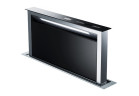 Okap stolní Franke Downdraft FDW 908 IB XS, 80x12cm, ušlechtilá ocel/černé sklo