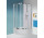 Čtvrtkruhový sprchový kout Sanplast KP4/TX5b-80/165-S, sklo čiré, stříbrný profil lesklý