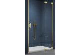 Dveře sprchové Sanswiss Caudra CA13, pravé, 90cm, sklo čiré, profil zlatá