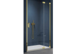 Dveře sprchové Sanswiss Caudra CA13, pravé, 90cm, sklo čiré, profil zlatá