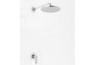 Sprchový set Kohlman Proxima, podomítkový, kulatá horní sprcha 20cm, 1 wyjście vody, chrom