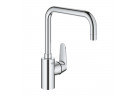 Dřezová baterie Grohe Eurodisc Cosmopolitan, stojící, výška 306mm, otočné výtokové rameno, chrom