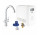 Souprava Grohe Blue Professional, jednostka chłodząca s baterií ve tvaru C, do vody gazowanej, obracana výtokové rameno, chrom 