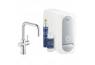 Souprava startowy Grohe Blue Home, jednostka chłodząca s baterií ve tvaru U, do vody gazowanej, obracana výtokové rameno, chrom 