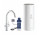 Souprava Grohe Red Duo s baterií kuchenną ve tvaru C a bojlerem w rozmiarze L, obracana výtokové rameno, chrom