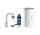 Souprava Grohe Red Mono s ventilem sztorcowym ve tvaru L a bojlerem w rozmiarze M, obracana výtokové rameno, chrom