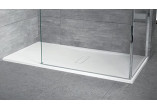 Sprchová vanička pravoúhlý Novellini Custom Touch, 100x80cm, montáž na podlahu, výška 3,5cm, akrylát, bílý matnáný