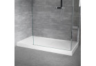 Sprchová vanička pravoúhlý Novellini Custom, 160x90cm, montáž na podlahu, výška 12cm, akrylát, bílý matnáný