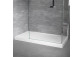 Sprchová vanička pravoúhlý Novellini Custom, 180x80cm, montáž na podlahu, výška 3,5cm, akrylát, możliwość przycinania, bílý matnáný