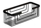 Košík koupelnový Gedy Hotel, 25x10cm, nerez, černá matnáný