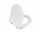 Sedátko WC Vitra S50 Slim, pomalu sklápěcí, 45,7x36,4cm, bílá