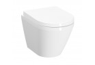Mísa WC podvěsná Vitra Integra, 50x35,5cm, bez splachovacího okruhu, bílá