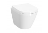 Mísa WC podvěsná Vitra Sento, 49,5x36cm, bez splachovacího okruhu, bílá