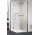 Dveře sprchové levé Novellini Young 2.0 2GS, skládací, 100cm, sklo čiré, profil chrom