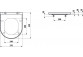 Sedátko WC Laufen Kartell by Laufen, pomalu sklápěcí, zdejmowalna, kulatá, bílá