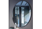 Skříňka vysoká se zrcadlem Cielo Arcadia, 110x45cm, univerzální, černá matnáný