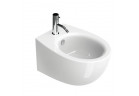 Závěsný bidet Catalano Italy, 52x37cm, z přepadem, otvor na baterii, bílý lesklá