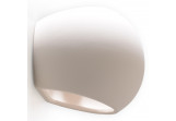 Nástěnné svítidlo keramický Sollux Ligthing Globe, 14,5cm, E27 1x60W, bílý
