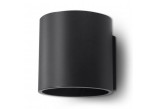 Plafon Sollux Ligthing Orbis 1, 10cm, kruhový, GU10 1x40W, černá