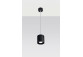 Nástěnné svítidlo Sollux Ligthing Orbis 1, 10cm, kruhový, G9 1x40W, černá