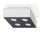 Plafon Sollux Ligthing Mono 4, 24x24cm, čtvercová, GU10 4x40W, bílý