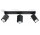 Plafon trojnásobný Sollux Ligthing Merida 3, 45cm, GU10 3x40W, černá