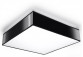 Plafon Sollux Ligthing Horus 35, čtvercová, 35cm, E27 2x60W, černá