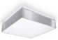 Plafon Sollux Ligthing Horus 45, čtvercová, 45cm, E27 3x60W, černá