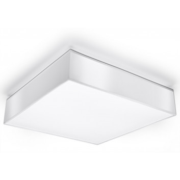 Plafon Sollux Ligthing Horus 45, čtvercová, 45cm, E27 3x60W, šedá