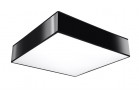 Plafon Sollux Ligthing Horus 25, čtvercová, 25cm, E27 1x60W, černá