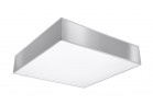 Plafon Sollux Ligthing Horus 25, čtvercová, 25cm, E27 1x60W, šedá