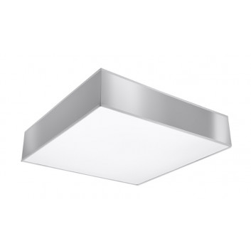 Plafon Sollux Ligthing Horus 25, čtvercová, 25cm, E27 1x60W, černá