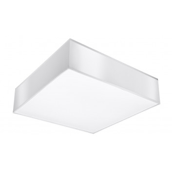 Plafon Sollux Ligthing Horus 25, čtvercová, 25cm, E27 1x60W, šedá