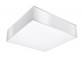 Plafon Sollux Ligthing Horus 25, čtvercová, 25cm, E27 1x60W, šedá