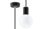 Lampa závěsná Sollux Ligthing Edison, 8cm, E27 1x60W, černá