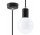 Lampa závěsná Sollux Ligthing Edison, 8cm, E27 1x60W, černá