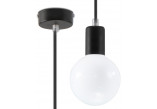 Lampa závěsná Sollux Ligthing Edison, 8cm, E27 1x60W, bílá