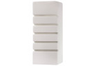 Nástěnné svítidlo keramický Sollux Ligthing Samir, 25cm, E27 1x60W, bílý