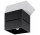Plafon Sollux Ligthing Loreto, 10cm, čtvercová, G9 1x40W, černá
