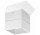 Plafon Sollux Ligthing Loreto, 10cm, čtvercová, G9 1x40W, bílý