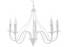 Żyrandol Sollux Ligthing Minerwa 5, 60cm, E14 5x40W, bílý