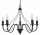 Żyrandol Sollux Ligthing Minerwa 5, 60cm, E14 5x40W, černá