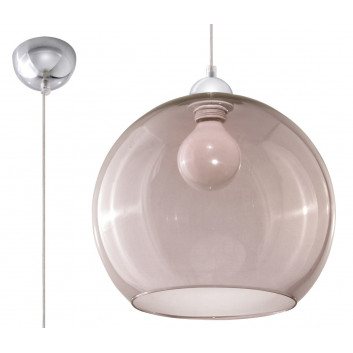 Lampa závěsná Sollux Ligthing Ball, 30cm, E27 1x60W, szampański