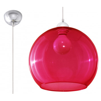 Lampa závěsná Sollux Ligthing Ball, 30cm, E27 1x60W, žlutá