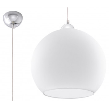 Lampa závěsná Sollux Ligthing Ball, 30cm, E27 1x60W, zelený